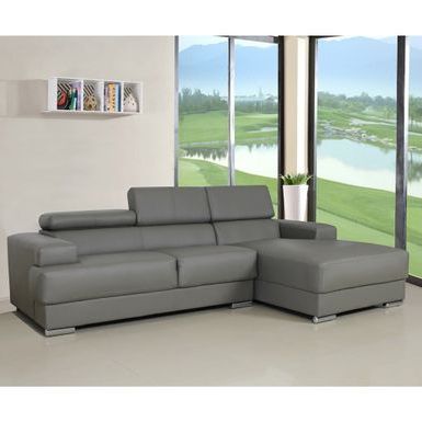 Fashionable Rent To Own Gabriel Leather Contemporary Sectional Sofa For Wynne Contemporary Sectional Sofas Black (View 7 of 10)