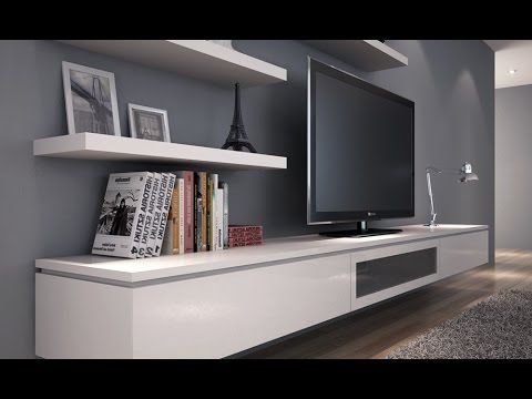 Floating Tv Stand Diy – Youtube In Newest Diy Convertible Tv Stands And Bookcase (Photo 1 of 10)