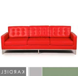 Florence Knoll 3 Seat Sofa Chair Cashmere Wool Mid Century Throughout 2018 Florence Mid Century Modern Right Sectional Sofas (View 8 of 10)