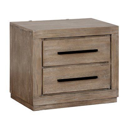 Gracie Chocolate Sofas Pertaining To Well Known Gracie Oaks Mcmillen 2 – Drawer Nightstand In 2021 (Photo 9 of 10)