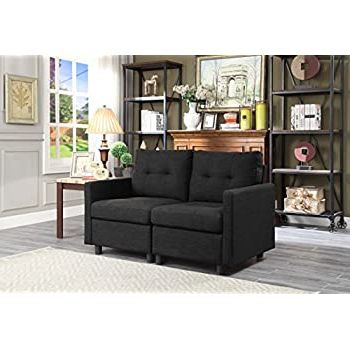 Hannah Left Sectional Sofas Inside Most Recently Released Amazon: Dazone Modular Sectional Sofa Assemble 2 Piece (View 9 of 10)