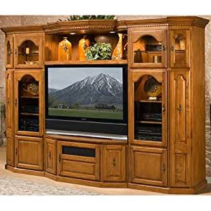 Harbor Wide Tv Stands Within Famous Amazon – Benton Harbor Entertainment Wall Unit With  (View 6 of 10)