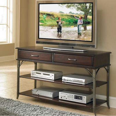 Home Styles Espresso Bordeaux Tv Stand/media Chest – Fits Intended For Current Margulies Tv Stands For Tvs Up To 60" (View 5 of 10)