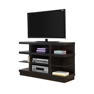 Horizontal Or Vertical Storage Shelf Tv Stands Regarding Well Liked 9 Shelf Layered Tv Stand (View 2 of 10)