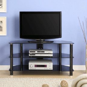Innovex Concord Series Corner Tv Stand For 24 To 42 Inch Within Best And Newest Corner Tv Stands For Tvs Up To 43" Black (Photo 6 of 10)
