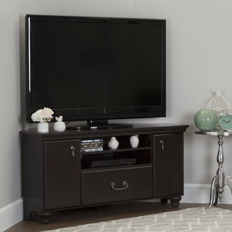 Kasen Tv Stands For Tvs Up To 60" Regarding Widely Used South Shore Noble Corner Tv Stand For Tv's Up To 60 Inches (View 5 of 10)