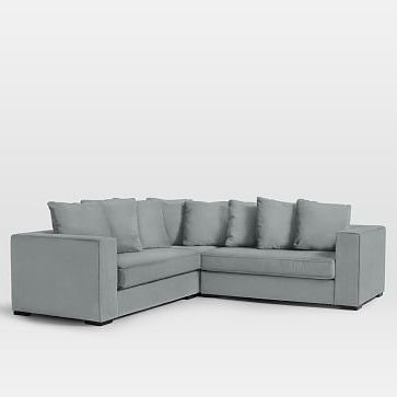 L Shaped Couch, Love Throughout Widely Used Brayson Chaise Sectional Sofas Dusty Blue (View 8 of 10)