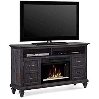 Latest Amazon: Dimplex Electric Fireplace, Tv Stand, Media Within Compton Ivory Extra Wide Tv Stands (Photo 1 of 10)
