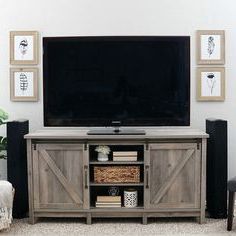 Latest Modern Farmhouse Fireplace Credenza Tv Stands Rustic Gray Finish Regarding 76 Best Bets From Bhg Products At Walmart Ideas (Photo 2 of 10)
