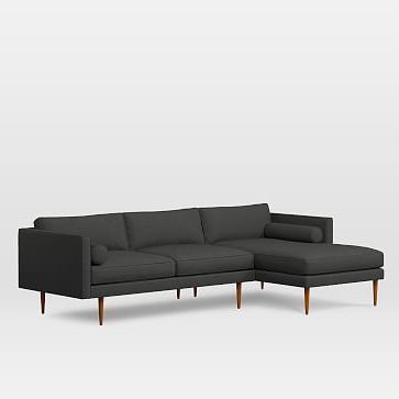 Latest Monroe Mid Century 2 Piece Chaise Sectional (Photo 5 of 10)