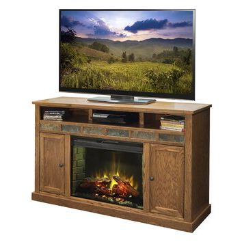 Legends Furniture Oak Creek Tv Stand With Electric With Most Recent Dillon Tv Stands Oak (View 9 of 10)