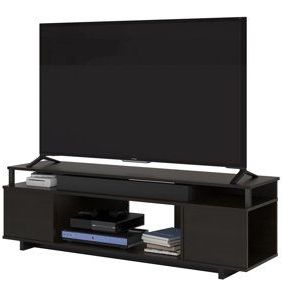 Leonid Tv Stands For Tvs Up To 50" With Regard To Most Popular Ameriwood Home Brookstone Tv Stand Up To 65" In Golden Oak (Photo 8 of 10)