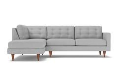Logan 2pc Sectional Sofa :: Leg Finish: Pecan Intended For Preferred 2pc Burland Contemporary Sectional Sofas Charcoal (Photo 3 of 10)
