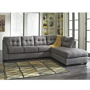 Maier 2 Piece Left Arm Facing Chaise Sectional In Charcoal With Preferred 2pc Burland Contemporary Sectional Sofas Charcoal (Photo 4 of 10)