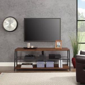 Mainstays Arris 3 In 1 Tv Stand For Televisions Up To 70 With Regard To Well Known Mainstays Arris 3 In 1 Tv Stands In Canyon Walnut Finish (View 6 of 10)