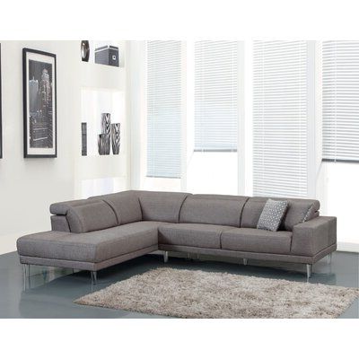 Modern Grey Microfiber Sectionals (View 3 of 10)