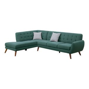 Modern Retro Sectional Sofa – Midcentury – Sectional Sofas For Most Current Dream Navy 3 Piece Modular Sofas (View 2 of 10)