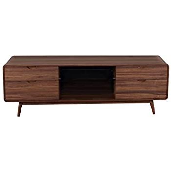 Most Current Amazon: Beverly Hills Furniture Anthrop Mid Century Tv Intended For Easyfashion Modern Mobile Tv Stands Rolling Tv Cart For Flat Panel Tvs (Photo 1 of 10)