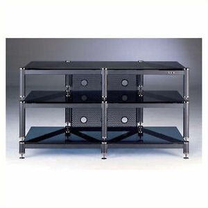 Most Recently Released Vti Entertainment Center Metal Tv Stands Open Shelf 50" Tv With Tabletop Tv Stands Base With Black Metal Tv Mount (View 7 of 10)