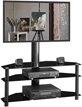 Most Recently Released Xcousoi Tv Stand For 32 55 60 65 Inch Tv, Universal Floor Inside Swivel Floor Tv Stands Height Adjustable (Photo 1 of 10)