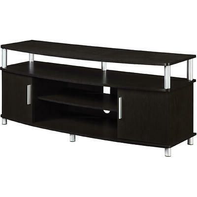 New 50" Tv Stand Media Storage Adjustable Shelves 2 In Trendy Chromium Tv Stands (View 1 of 10)