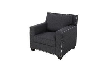New Sofa Set 3pc Dark Grey Linen Fabric For Sale In Renton Regarding Well Known Polyfiber Linen Fabric Sectional Sofas Dark Gray (Photo 10 of 10)
