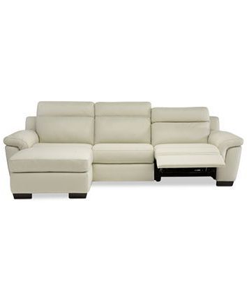 Newest 3pc Miles Leather Sectional Sofas With Chaise Pertaining To Furniture Julius Ii 3 Pc (View 4 of 10)
