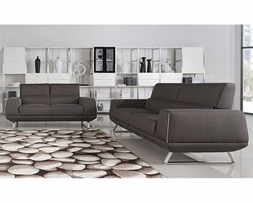Newest Gray Sofas Regarding Modern Grey Fabric Sofa Set 44l (View 9 of 10)