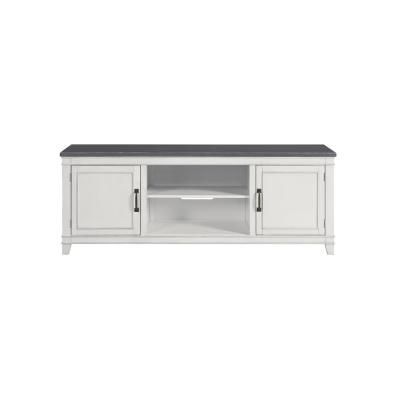 Newest Martin Svensson Home Del Mar 50 In. Corner White And Grey With Regard To Del Mar 50" Corner Tv Stands White And Gray (Photo 1 of 10)