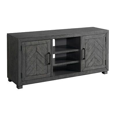 Newest Martin Svensson Home Elegant Tv Stands In Multiple Finishes With Regard To Martin Svensson Home Huntington Tv Stand, Grey (View 5 of 10)