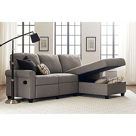 Palisades Reclining Sectional Sofas With Left Storage Chaise With Newest Serta® Copenhagen Left Facing Reclining Sectional Sofa (Photo 9 of 10)
