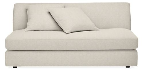 Preferred Gneiss Modern Linen Sectional Sofas Slate Gray With Astaire Custom Armless Sofa – Custom Modern Sofas – Modern (Photo 6 of 10)