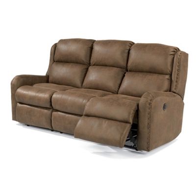 Preferred Power Reclining Sofas Within Flexsteel 4892 62m Cameron Fabric Power Reclining Sofa (View 5 of 10)