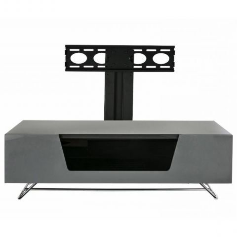 Recent Chromium Tv Stands Within Chromium 2 120cm Cantilever Tv Stand In Greyalphason (View 2 of 10)