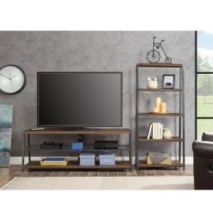 Recent Mainstays Arris 3 In 1 Tv Stands In Canyon Walnut Finish In Mainstays Arris 3 In 1 Tv Stand For Televisions Up To 70 (Photo 5 of 10)