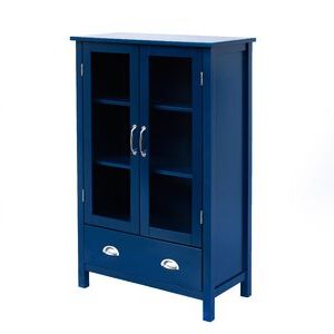 Red Barrel Studio® Gracie Storage Cabinet & Reviews In Famous Gracie Navy Sofas (View 6 of 10)