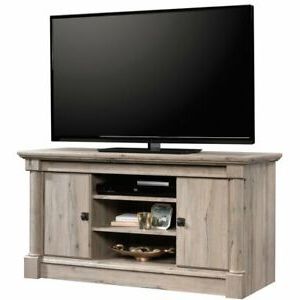 Sauder Palladia Contemporary Wood 50" Tv Stand In Split For Best And Newest Dillon Tv Stands Oak (View 7 of 10)