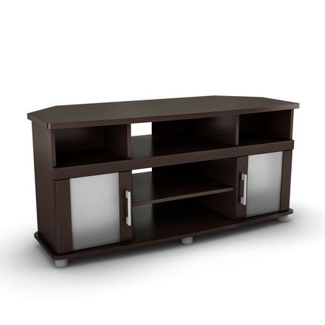 South Shore City Life Corner Tv Stand, For Tvs Up To 50 For Widely Used Corner Tv Stands For Tvs Up To 43" Black (Photo 7 of 10)