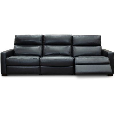 Symmetry Fabric Power Reclining Sofas With Regard To Most Current Navy Blue Leather Reclining Sofa – Sofa Design Ideas (View 7 of 10)