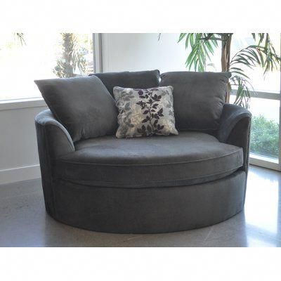 Trendy Laurel Foundry Modern Farmhouse Marta Cuddler Chair And A With Regard To Laurel Gray Sofas (View 2 of 10)
