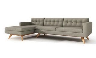 Truemodern Luna 113 Sofa W Chaise Truemodern Luna 113 Sofa Within Well Liked Luna Leather Sectional Sofas (View 7 of 10)