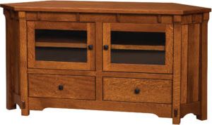 Tv Cabinets & Tv Stands Intended For Best And Newest Stuart Geometric Corner Fit Glass Door Tv Stands (View 8 of 10)