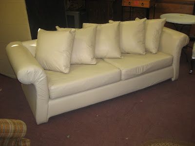 Uhuru Furniture & Collectibles: Sold – Vinyl Sofa – $150 Within Recent Dove Mid Century Sectional Sofas Dark Blue (Photo 3 of 10)