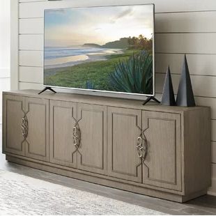 Wayfair 92 Throughout Well Liked Modern Tv Stands In Oak Wood And Black Accents With Storage Doors (View 6 of 10)