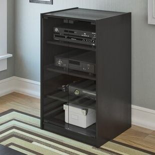 Wayfair Throughout Space Saving Black Tall Tv Stands With Glass Base (View 7 of 10)