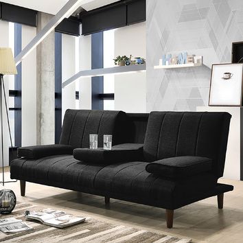 Well Known Dream Navy 3 Piece Modular Sofas Within Nordichouse Copenhagen 3 Seater Sofa Bed With Cup Holder (View 8 of 10)