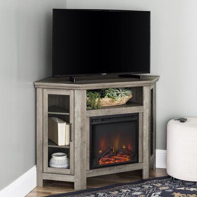 Well Known Mistana™ Tieton Corner Tv Stand For Tvs Up To 50" With Within Camden Corner Tv Stands For Tvs Up To 50" (View 3 of 10)