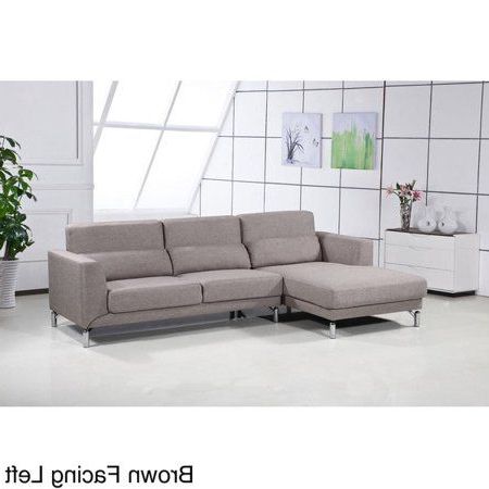 Well Known Riley Retro Mid Century Modern Fabric Upholstered Left Facing Chaise Sectional Sofas Pertaining To Aria Modern Fabric Upholstered 2 Pc Left Facing Sectional (View 5 of 10)