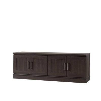 Well Known Sauder Homeplus Collection Dakota Oak 4 Door Tv Stand With With Better Homes & Gardens Herringbone Tv Stands With Multiple Finishes (Photo 6 of 10)