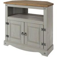 Widely Used Compton Ivory Extra Wide Tv Stands For Dunelm 5054077927222 Lucy Cane Grey Corner Tv Stand Slate (View 9 of 10)